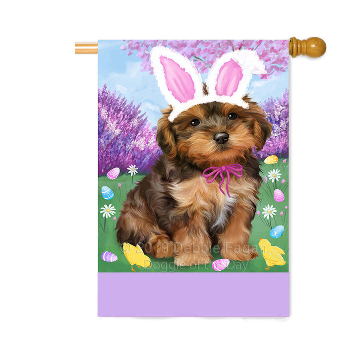 Personalized Easter Holiday Yorkipoo Dog Custom House Flag FLG-DOTD-A59125