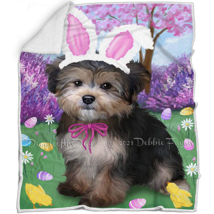 Yorkipoo Dog Easter Holiday Blanket BLNKT60510