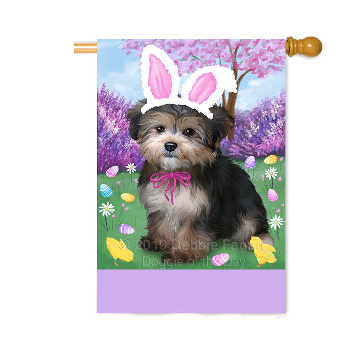 Personalized Easter Holiday Yorkipoo Dog Custom House Flag FLG-DOTD-A59126