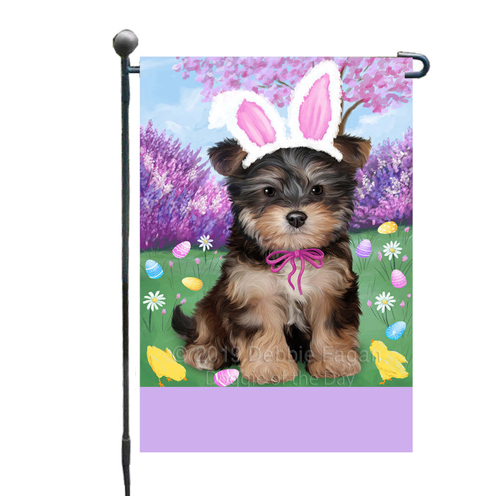 Personalized Easter Holiday Yorkipoo Dog Custom Garden Flags GFLG-DOTD-A59072