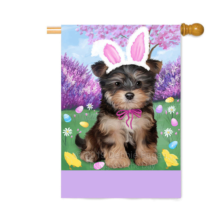 Personalized Easter Holiday Yorkipoo Dog Custom House Flag FLG-DOTD-A59128