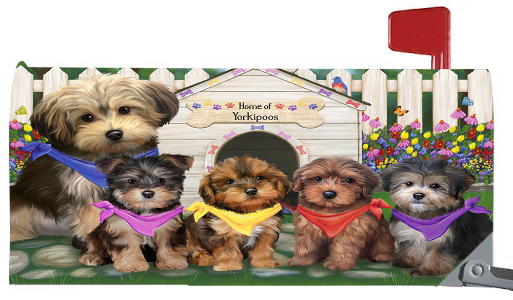 Spring Dog House Yorkipoo Dogs Magnetic Mailbox Cover MBC48689