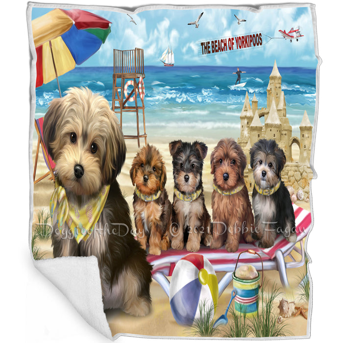 Pet Friendly Beach Yorkipoo Dogs Blanket BLNKT142540