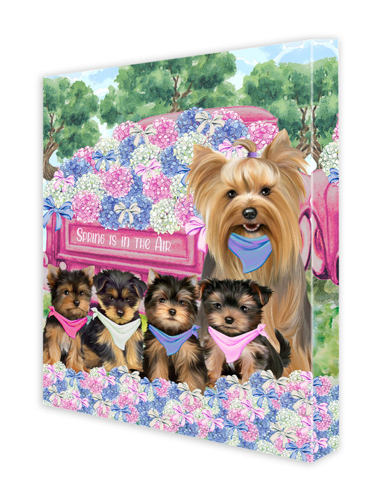 Yorkshire Terrier Canvas: Explore a Variety of Designs, Digital Art Wall Painting, Personalized, Custom, Ready to Hang Room Decoration, Gift for Pet & Dog Lovers