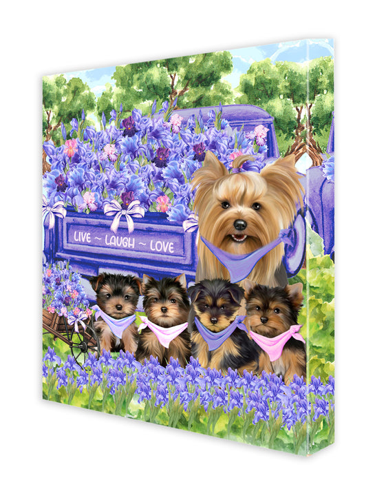 Yorkshire Terrier Canvas: Explore a Variety of Custom Designs, Personalized, Digital Art Wall Painting, Ready to Hang Room Decor, Gift for Pet & Dog Lovers