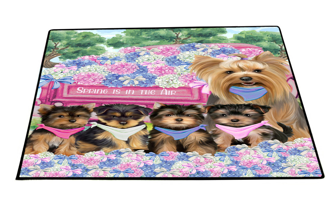 Yorkshire Terrier Floor Mat: Explore a Variety of Designs, Anti-Slip Doormat for Indoor and Outdoor Welcome Mats, Personalized, Custom, Pet and Dog Lovers Gift