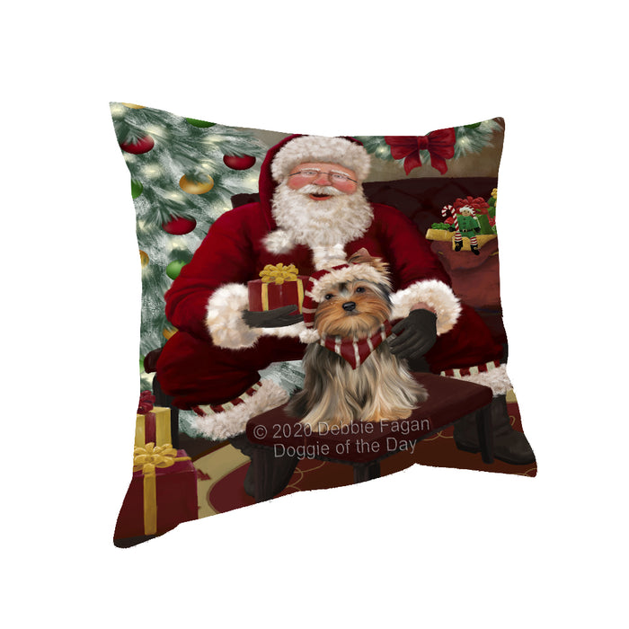 Santa's Christmas Surprise Yorkshire Terrier Dog