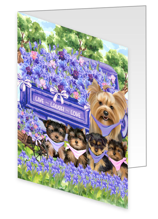 Yorkshire Terrier Greeting Cards & Note Cards: Explore a Variety of Designs, Custom, Personalized, Halloween Invitation Card with Envelopes, Gifts for Dog Lovers