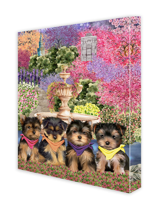 Yorkshire Terrier Canvas: Explore a Variety of Designs, Personalized, Digital Art Wall Painting, Custom, Ready to Hang Room Decor, Dog Gift for Pet Lovers