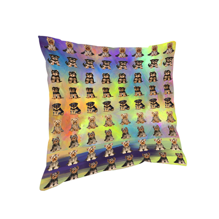 Paradise Wave Yorkshire Dogs Pillow PIL83640