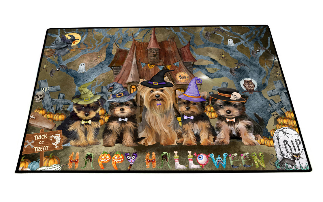 Yorkshire Terrier Floor Mat and Door Mats, Explore a Variety of Designs, Personalized, Anti-Slip Welcome Mat for Outdoor and Indoor, Custom Gift for Dog Lovers