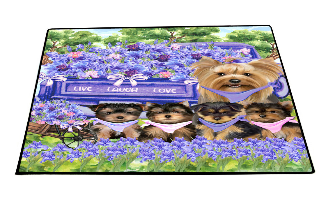 Yorkshire Terrier Floor Mat: Explore a Variety of Designs, Anti-Slip Doormat for Indoor and Outdoor Welcome Mats, Personalized, Custom, Pet and Dog Lovers Gift