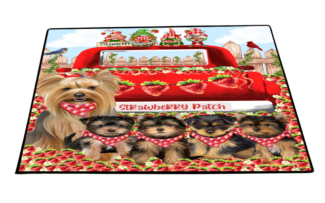 Yorkshire Terrier Floor Mat: Explore a Variety of Designs, Anti-Slip Doormat for Indoor and Outdoor Welcome Mats, Personalized, Custom, Pet and Dog Lovers Gift