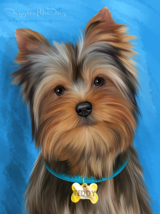 Digital Painting PERSONALIZED PET PORTRAIT! Custom Pet Dog or Cat Art